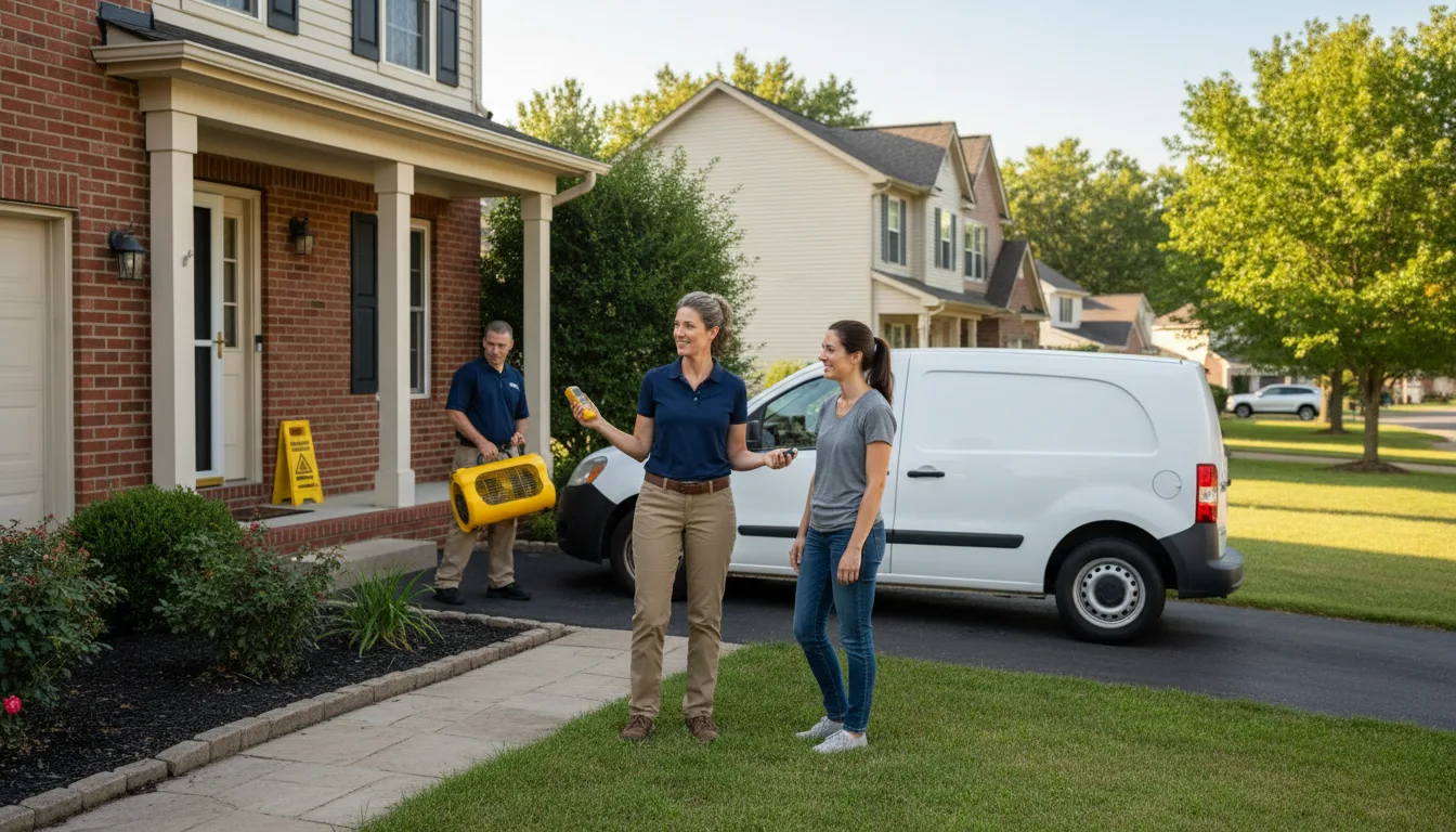 Water restoration image for Dehumidification And Cleanup Services in Medford, MN